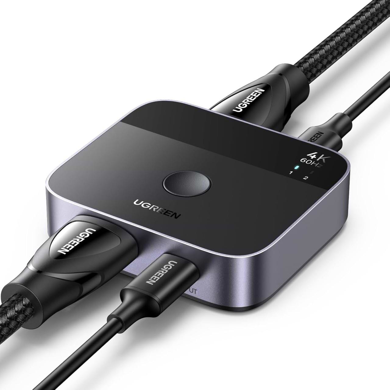 Док-станция UGREEN AW503 USB-C+HDMI Switch 2в1 Black (55452)